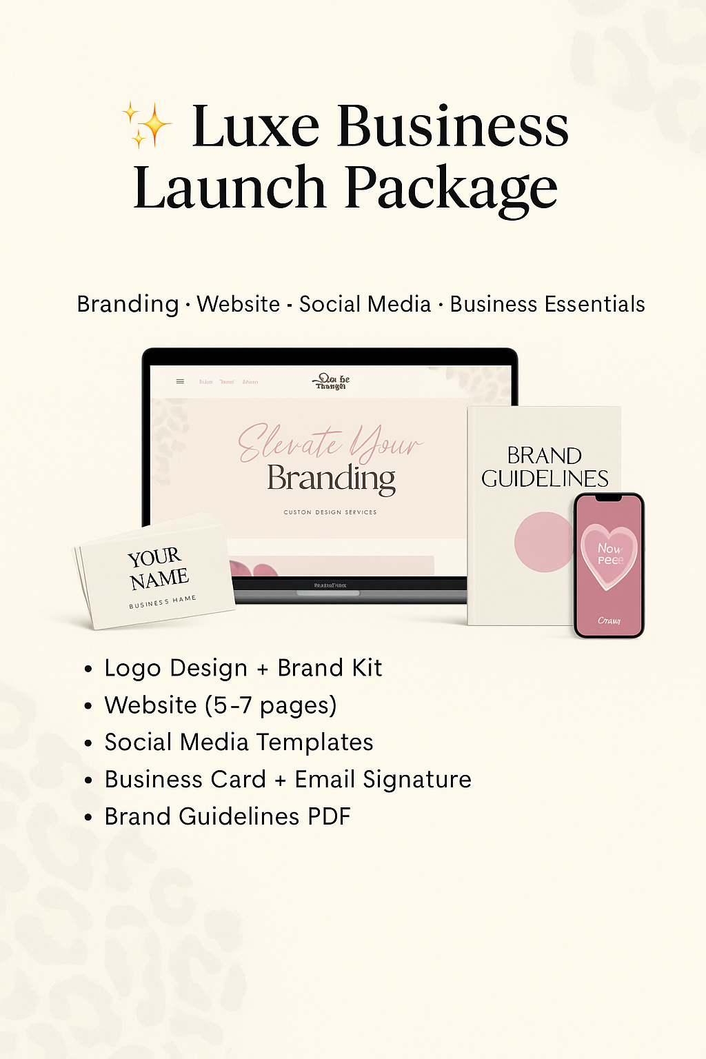 👑 The Luxe Business Launch Package